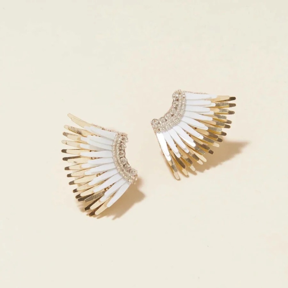 Mingonne Gavigan mini Madeline’s white and gold